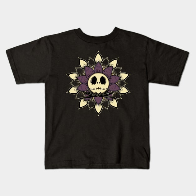 Jack Mandala Kids T-Shirt by Piercek25
